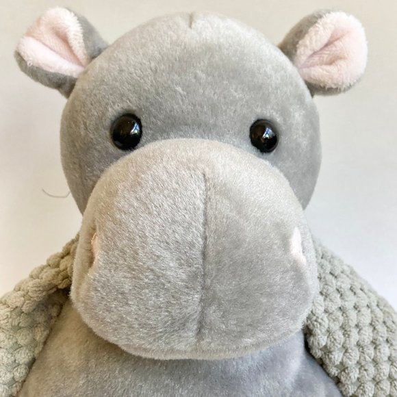 Scentsy Hippo Plush Stuffed Animal Retired 12" Toy Baby Nursery Decor - Picture 10 of 11